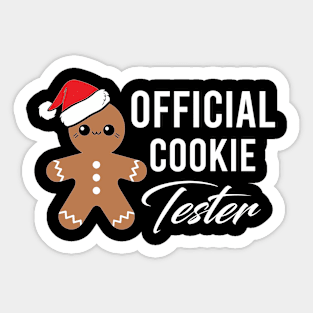 Officail Cookie Tester Sticker